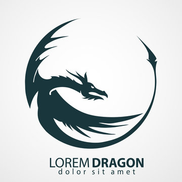 dragon vector silhouette