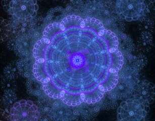 Abstract fractal image