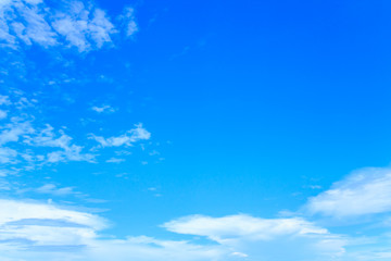 Fototapeta na wymiar Blue sky with some cloud.