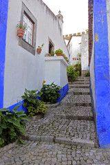Fototapeta na wymiar Romantic medieval village of Óbidos
