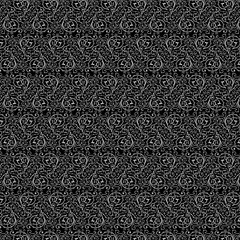 Wallpaper Batik Swirl Floral Ornament