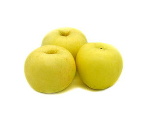  apple, isolated on white background