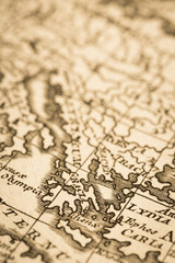 タイトル 	アンティークの世界地図　スペイン