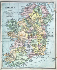 Map of Victorian Era Ireland