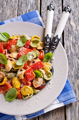 Orecchiette pasta with vegetables