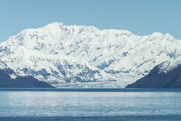 Hubbard Glacier in Yakutat Bay, Alaska.