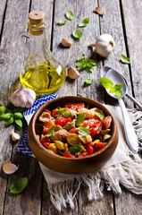 Orecchiette pasta with vegetables