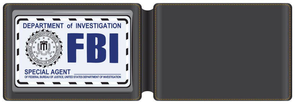 Leather Case for the FBI certificate