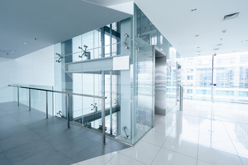 empty modern office building interior