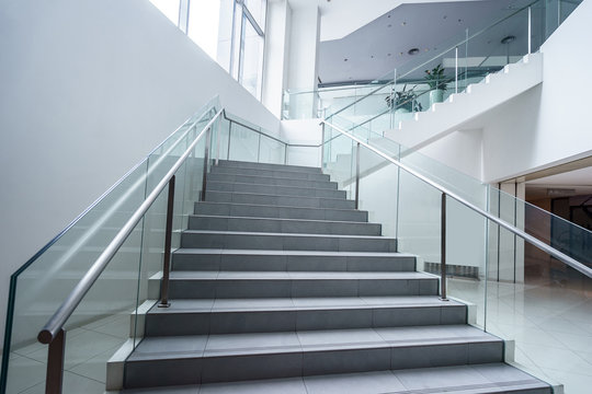 Empty Modern Office Building Interior