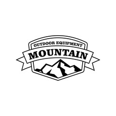 Mountain Hipster Logo template