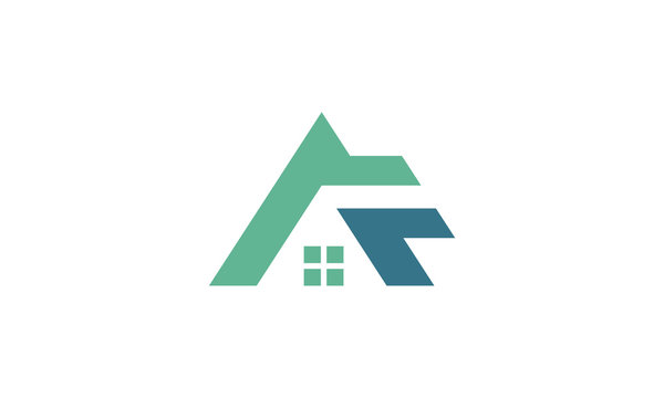  triangle construction home logo
