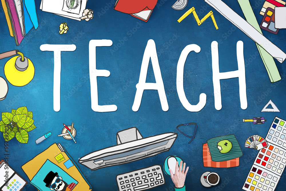 Poster teach workshop skill learning solution concept