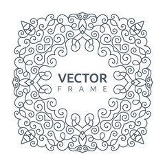 Vector monogram illustration