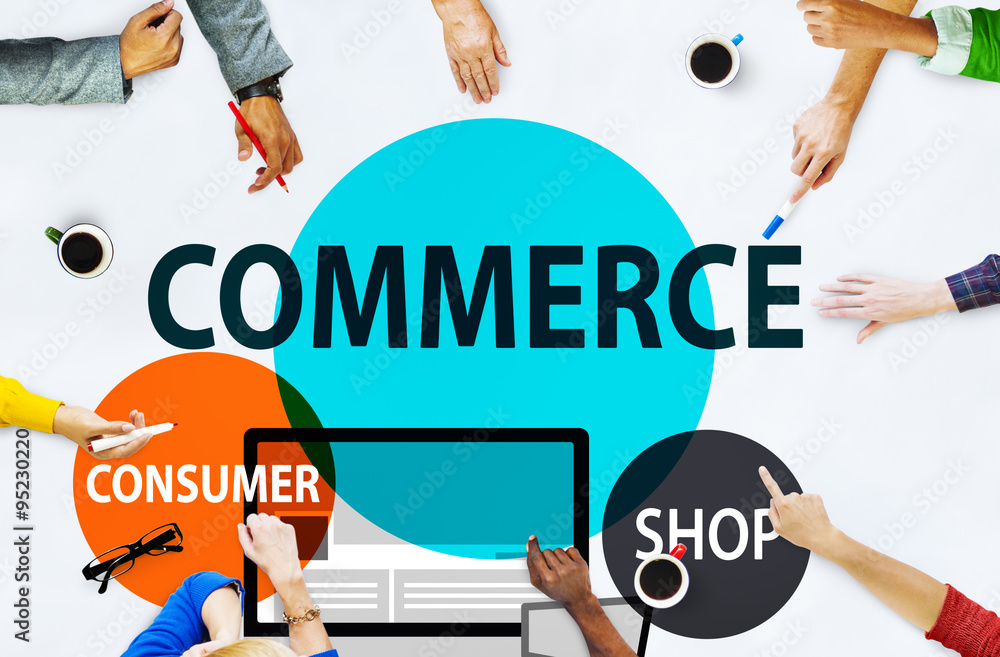 Poster Commerce Consumer Shop Shopping Marketing Concept