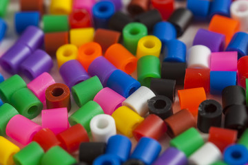 plastic beads colors