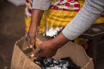 grated coconut