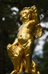 Fototapeta premium goldene Putte