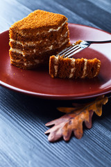  homemade honey cake