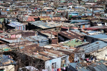 Fotobehang Soweto-stad © NJ