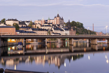 Light morning to the city at Stockholm, Sweden.