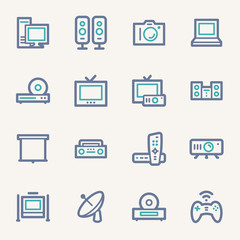Electronic Appliances Web Icons