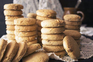 Cookies from walnuts and almonds