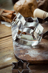 rustic ginger cookies for christmas