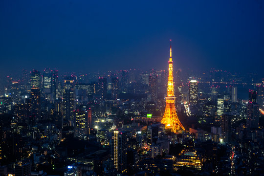 Tokyo Night Cityscape