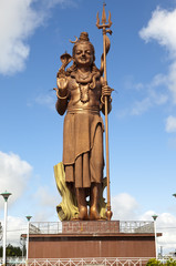 Mauritius. Shiva statue at lake Grand Bassin temple