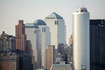 Fototapeta na wymiar Skyscrapers in Financial District