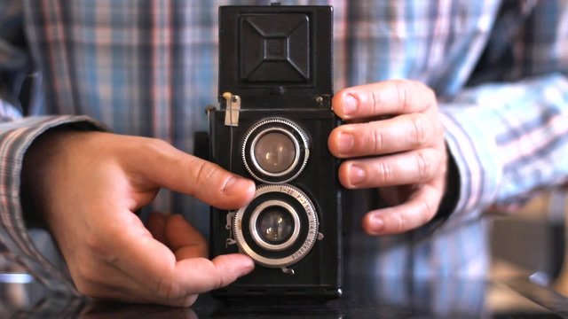 Vintage Camera Photographer