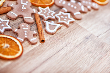 Christmas biscuits, gingerbread