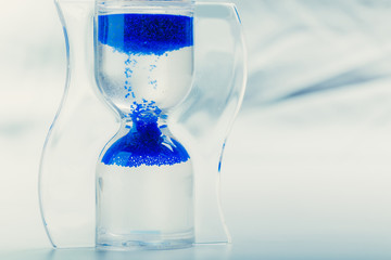 Hourglass, concept of time