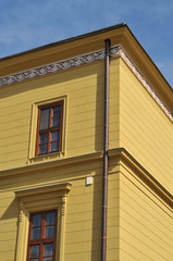 Presov Lutheran lyceum building on Main street.