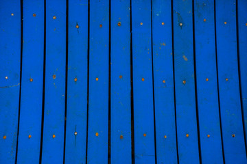 Blue wood background