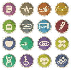 Medical simply icons