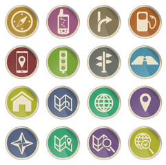 Navigation simply icons