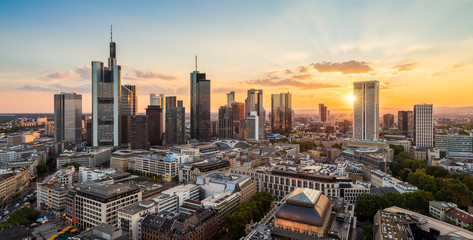 Frankfurt am Main Architektur Skyline Panorama