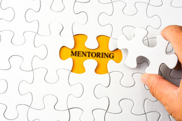 Puzzle with word MENTORING