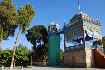 Кушк - беседка с минаретом в Бухаре © lisaveya