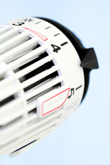 Heizk&ouml;rperthermostat auf Maximum gestellt