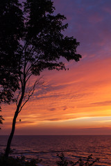 Obraz na płótnie Canvas sea sunset