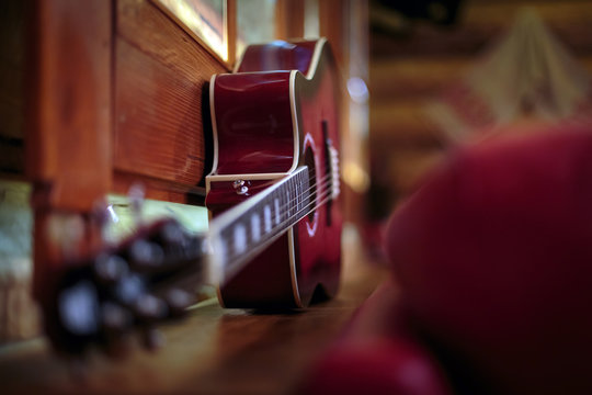 Guitar close-up