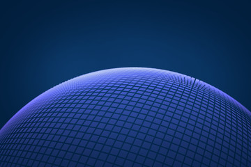 Blue Planet - Abstract Futuristic Background