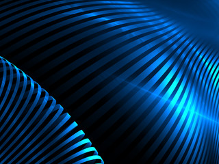 Blue Techno Abstract Background