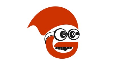 G, Geek with a red hat wearing sunglasses and wearing a tie on the day of blessing