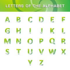 a-z abstrack letter bold