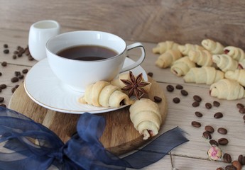 Breakfast with homemade cookies, bagels