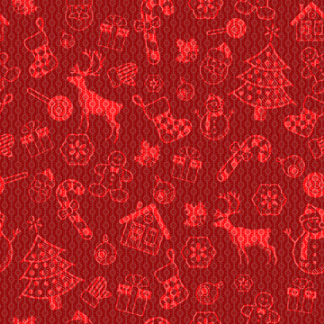 Christmas decorative pattern